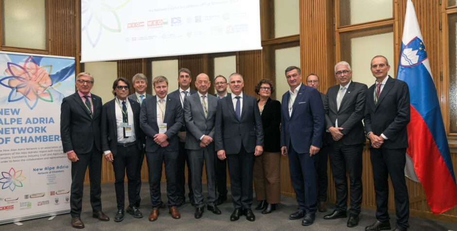 A Lubiana la Conferenza dei Presidenti delle Camere di commercio della Nuova Alpe Adria: si terrà a Gorizia nel 2024 il “Forum Economico e dell’Informazione nell’Alpe Adria”