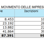 Dai dati Movimprese del terzo trimestre 2023 Trieste e Roma al primo posto in Italia per tasso di crescita trimestrale